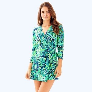 Karlie Wrap Romper. Print: Party Like a Flockstar